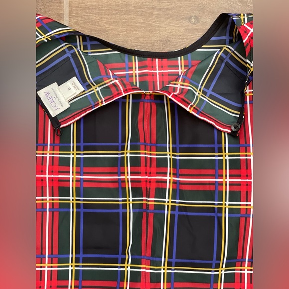 J Crew Factory Women’s Tartan Plaid Size 8 Sleeveless Top - Picture 10 of 15